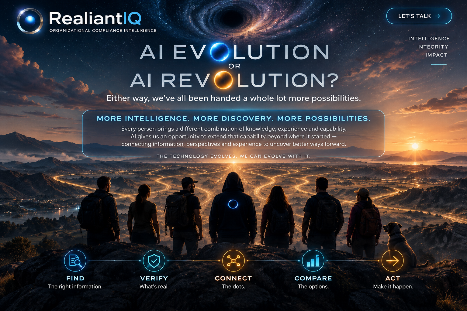 RealiantIQ — AI Evolution or AI Revolution? More intelligence, more discovery, more possibilities.